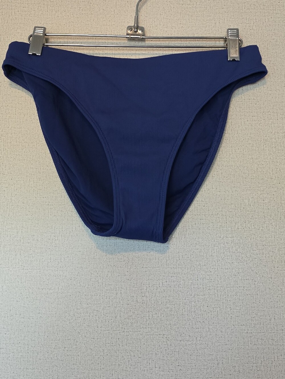 Robin Piccone Navy Ribbed Swim Bottom